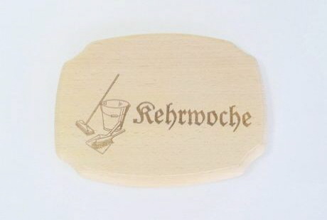 Kehrwoche Schildchen